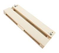 ANDRESLAD Adjustable Wooden Butterfly Specimen Spreading Board Pinning Tool for Insects Display and Experimental Use, Flat Wing Spreader Suitable for Entomology Collection and Science