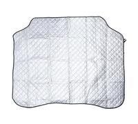 ANDRESLAD Aluminum Foil Car Windshield Snow Cover with Side Elastic Bands Thick Windshield Frost Protector for Winter Multi-use as Camping Mat Pet Pad and Sunshade for Vehicles