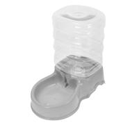 ANDRESLAD Automatic Pet Water Feeder Bowl with Gravity Dispensing, Large Capacity Pet Drinking Station in Steady Gray, Suitable for Dogs and Cats in Home Use