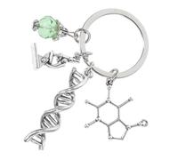 ANDRESLAD Backpack Keychain Microscope Molecule Flask Pendants Fun Science Charm for Biology and Chemistry for Students Teachers Researchers