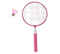 ANDRESLAD Badminton Racket Set with Flexible Handle and Ball Portable Lightweight Training for S Hand-eye Coordination and Athletic Development Outdoor Sports