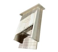 ANDRESLAD Bat House for Garden Outdoor Bat Box Smooth Finish Easy to Pet Shelter for Backyard Creative and Practical for Wildlife