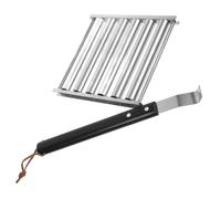 ANDRESLAD Bbq Sausage Roller for Grill Outdoor Rolling Rack Hot Dog Roller Sausage Grill
