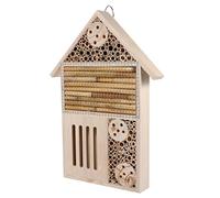 ANDRESLAD Bee Butterfly Insect House Garden Decor Bee Hotel Shelter Nest Wood Hotel