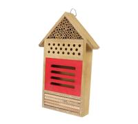 ANDRESLAD Bee House Hotel for Bees Outdoor Wooden Insect Shelter with Nesting Garden Pollinators and Wildlife Enthusiasts Home for Bees and Beneficial