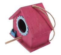ANDRESLAD Bird House Feeder for outside Birdhouse Handle Decorative Bird Nest for Garden