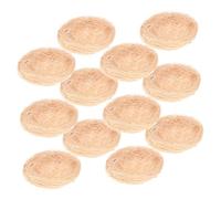 ANDRESLAD Bird Houses Kit Outdoors 12pcs Faux Bird Nest Craft Garden Ornament Decor