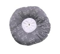 ANDRESLAD Breathable Grey Cat Elizabethan Collar M, Anti-Lick Pet Collar, Soft Skin-Friendly Protective Shield for Cats and Kittens