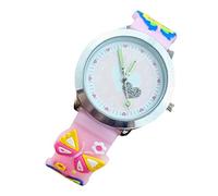 ANDRESLAD Butterfly Pink Diamond Watch for Girls Boy Girl's Wrist Watch Cartoon Design Lovely Boys and Girls for Birthday Party