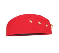 ANDRESLAD Captain Hat for Men Sailor Dance Boat Cap Russian Sailor Cap Party Dress-up Accessory