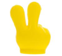 ANDRESLAD Car Antenna Topper Finger Design Yellow Exterior Decoration Car Roof Styling Accessory Universal Fit Novelty Automobile Ornament for Vehicle Decor