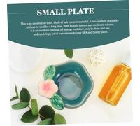 ANDRESLAD Ceramic Essential Oil Holder Bowl for Facial Blending and Mask Mixing Blue Spa Dish Made of Premium Ceramic Smooth Touch with Elegant Design for Aromatherapy and Beauty Treatments