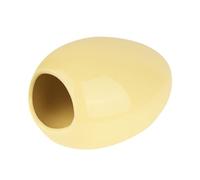 ANDRESLAD Ceramic Hamster Cooling Nest Small Portable Pet Bed with Worm Shape Design Lightweight Pet Supply for Summer Comfort Random Color