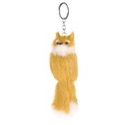 ANDRESLAD Charming Plush Fox Keychain Bag Decor Key Ring Fashionable Key Pendant