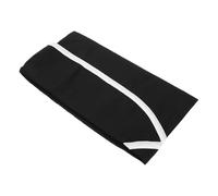 ANDRESLAD Chef Hat Black with White Stripe, Unisex Kitchen Cooking Cap for Men and Women, Reusable Food Service Skull Cap Suitable for Restaurants, Sushi Chefs, and Catering Staff