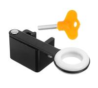 ANDRESLAD Childproof Window Restrictor Lock Aluminum Alloy No Drill Installation Safety Latch for Upvc Windows Home Security with Key Preventing Accidental Openings