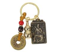 ANDRESLAD Chinese Fengshui Taisui Pendant Bag Keychain Amulet for Luck Year Dragon Taisui Charm Gourd and Unique Cultural Ornament for Travel and Festivals