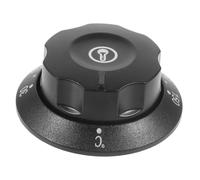 ANDRESLAD Chrome Thermostat Handle Knob Replacement Universal Fit for Electric Appliances Oven Heater Fryer Plastic Temperature Control Knob Cover