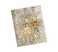 ANDRESLAD Colorful Dot Pattern Static Cling Window Film PVC Sticker Privacy Covering for Bathroom Door Non-adhesive Frosted Blackout Film Blocks Rays Reduces Glare