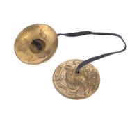 ANDRESLAD Copper Finger Cymbals Hand Cymbals Ethnic Music Accessory Copper Material for Belly Dancing Tibetan Rituals and Celebrations Multifunctional Percussion Instrument