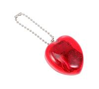 ANDRESLAD Creative Heart-Shaped Music Box Pendant Keychain for Bags and Backpacks Musical Key Ring Red for Friends and Boys and Girls