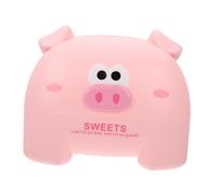 ANDRESLAD Creative Pig Modeling Tissue Box with Feet Indoor Napkin Holder for Home Use Smooth Polished Surface Decorative Cartoon Pink Pig Design Household Tissue Dispenser