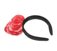 ANDRESLAD Creative Soft Comfortable Fake Meat Headband Realistic Food Modeling Hair Hoop Party Cosplay Photo Prop Novelty Headwear Fun Accessories