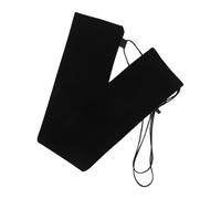 ANDRESLAD Crossbody Recorder Case Bag for Woodwind Instruments Velvet Lined Flute Storage Pouch with Shoulder Strap Portable Music Instrument Organizer for Travel and Daily Use Black