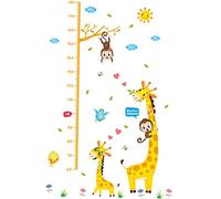 ANDRESLAD Decor Boys and Girls Height Sticker Wall Decal PVC Easy Peel Reusable Cartoon Art for Boys Girls Bedrooms