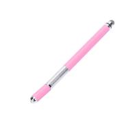 ANDRESLAD Double-ended Capacitive Stylus Pen with Transparent Disc Metal Touch Screen Pencil for Phones and Tablets Accurate Handwriting and Drawing Tool in Pink