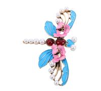 ANDRESLAD Dragonfly Brooch for Women Unique Enamel Lapel Pin Versatile Sweater Clip for Hanfu Dresses Bags Artistic Nature Inspired Jewelry Birthday Mother Day
