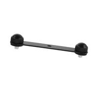 ANDRESLAD Dual Microphone Mounting Bar with T-shaped Iron Structure and 3/8 Thread, Heavy Duty Mic Mount Holder That Resists Shaking and Supports Simultaneous Mic Installation for Mobile