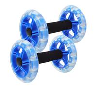ANDRESLAD Dual-wheel Fitness Roller for Abdominal Strengthening and Shaping Non-slip Handles Portable Lightweight Design for Men and Women Home Workout
