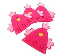 ANDRESLAD Easter 4pcs Mini Chicks Egg Covers Easter Egg Storage Bags for Decorative Decor