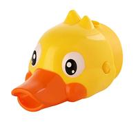 ANDRESLAD Faucet Extender Water Guiding Gutter for Boys and Girls, Safe Plastic Hand Washing Device, Yellow Animal Design, Bathroom Tap Sink Water Chute for Boys and Girls Bath Safety