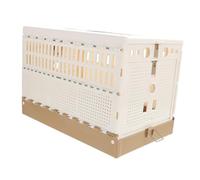 ANDRESLAD Foldable Abs Pigeon Training Cage Small Multi-function Pet Supply Cage with Comfortable Handle for Easy Carrying and Storage Cozy Nest for Racing and Homing Pigeons