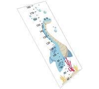 ANDRESLAD Funny Animal Design Boys and Girls Height Measuring Wall Sticker Removable Growth Chart Decal for Home Decor