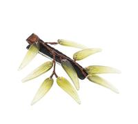 ANDRESLAD Funny Simulation Bamboo Leaf Hairpin Side Clip for Women Duckbill Clip Hair Accessories for Girls