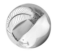 ANDRESLAD Garden Gazing Ball Polished Reflective Chrome Sphere for Outdoor Decoration Lawn Ornament for Photography and Contemporary