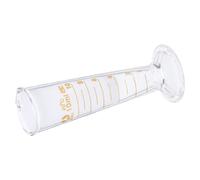 ANDRESLAD Glass Measuring Cup Graduated Scale for Precise Liquid and Ingredient Measurement Compact Laboratory and Kitchen Accessory for Wet and Dry Use Random Color