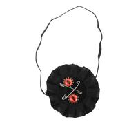 ANDRESLAD Gothic Eye Patch Retro Punk Half Eye Adjustable Unisex Pirate Costume Accessory for Halloween Cosplay Christmas Party and Fancy Dress