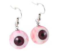 ANDRESLAD Halloween Eyeball Earrings for Women, 1 Pair Spooky Evil Eye Dangle Earrings Gothic Drop Jewelry for Halloween Party Costume Accessories