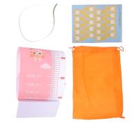 ANDRESLAD Height Measuring Mat with Built Foot Sizer and Head Circumference Tape Folding Growth Chart for Newborns and Years Washable Pink Measuring Tape