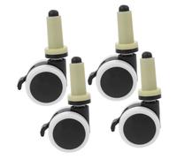 ANDRESLAD High Chair Caster Wheels 4pcs Replacement Baby Highchair Accessories Swivel Sturdy Plastic Wheels for Children’s Dining Chairs and Booster Seats Random Color