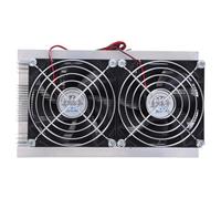 ANDRESLAD High Efficiency Semiconductor Refrigerator Cooling Fan Rapid Heat Dissipation Condenser Blower for Freezer and Fridge Radiator Easy Connect Portable Cooling Equipment for Home and