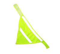 ANDRESLAD High Visibility Reflective Dog Bandana Safety Scarf for Night Walking Fluorescent Yellow Pet Neckerchief with Comfortable Polyester Quick Dry Visible Outdoor Accessory for Dogs and
