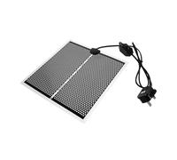 ANDRESLAD Infrared Reptile Heating Mat with Thermostat Quick Heating Ptc Heat Pad for Snake Tanks Turtles Lizards Energy Efficient Under Tank Warmer for Cold Weather Enclosures