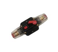 ANDRESLAD Inline Circuit Breaker Fuse Holder with Push Button Reset for Car Audio System Protection Auto Car Stereo Fuse Socket Compatible with Bike and Boat Use