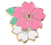 ANDRESLAD Japanese Cherry Blossom Enamel Pin Brooch Cute Cartoon Floral Badge for Women for Backpacks and Jackets Decorative Accessory