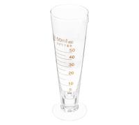 ANDRESLAD Laboratory Glass Measuring Beaker Base with Spout Accurate Graduated Cylinder for Precise Liquid Measurement in Lab and Kitchen Use